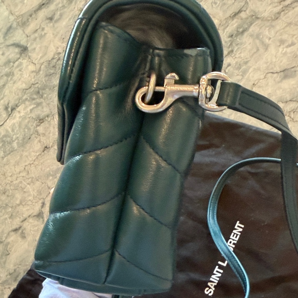 Saint Laurent Matelasse Calfskin Monogram LouLou Toy Crossbody - Picture 8 of 16